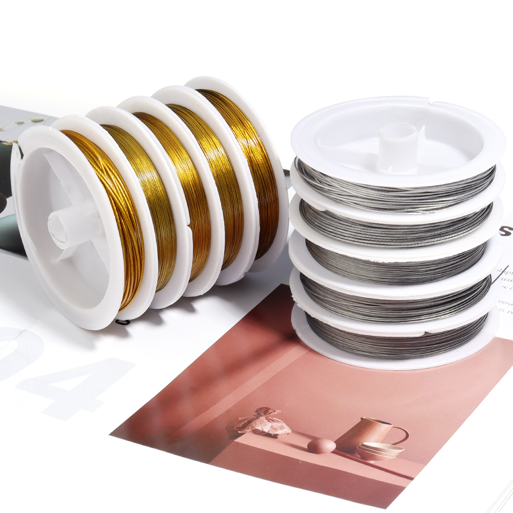 Jewelry Making Equipment - 1 Roll 0.3/0.45/0.5/0.6/0.7/0.8/1.0mm Sturdy Stain Steel