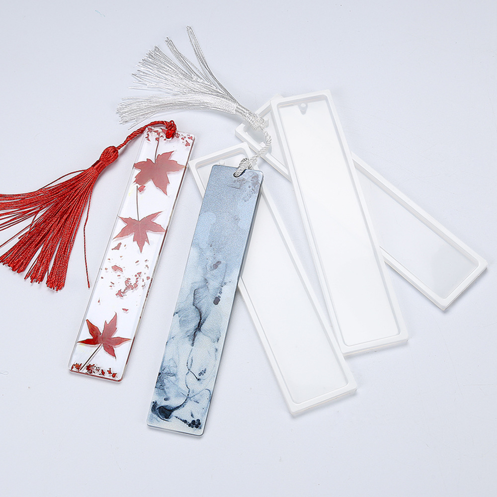 Jewelry Making Course - Rectangle Silicone Bookmark Resin Mold DIY