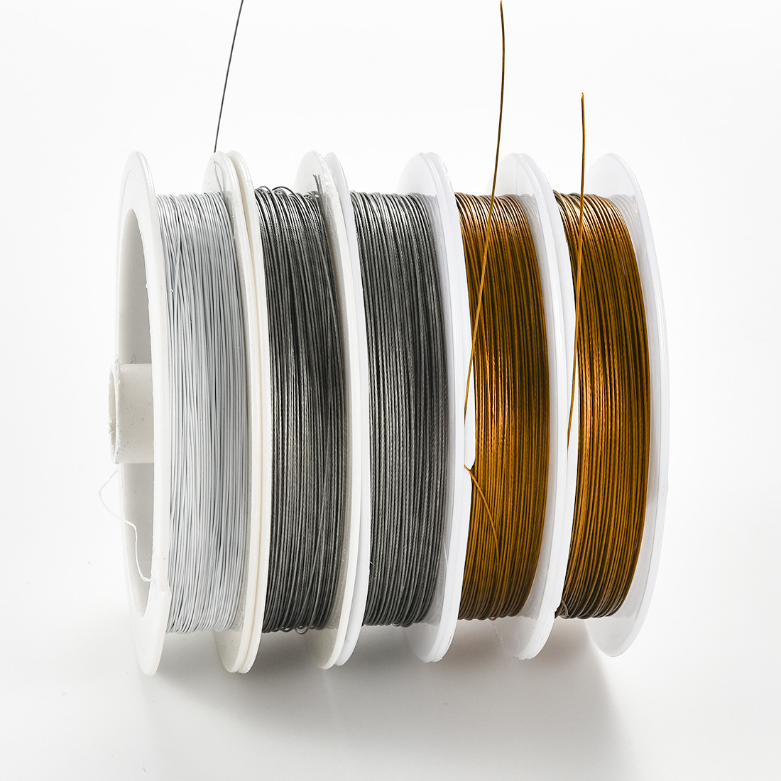 Jewelry Making Equipment - 30M/Roll Stainless Steel Beading Wire 0.38/0.45MM