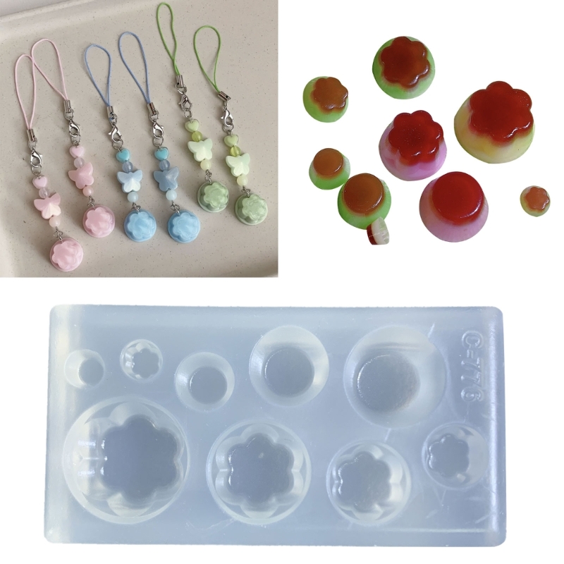 Jewelry Making Course - Cute Pudding Shape Silicone Mold for