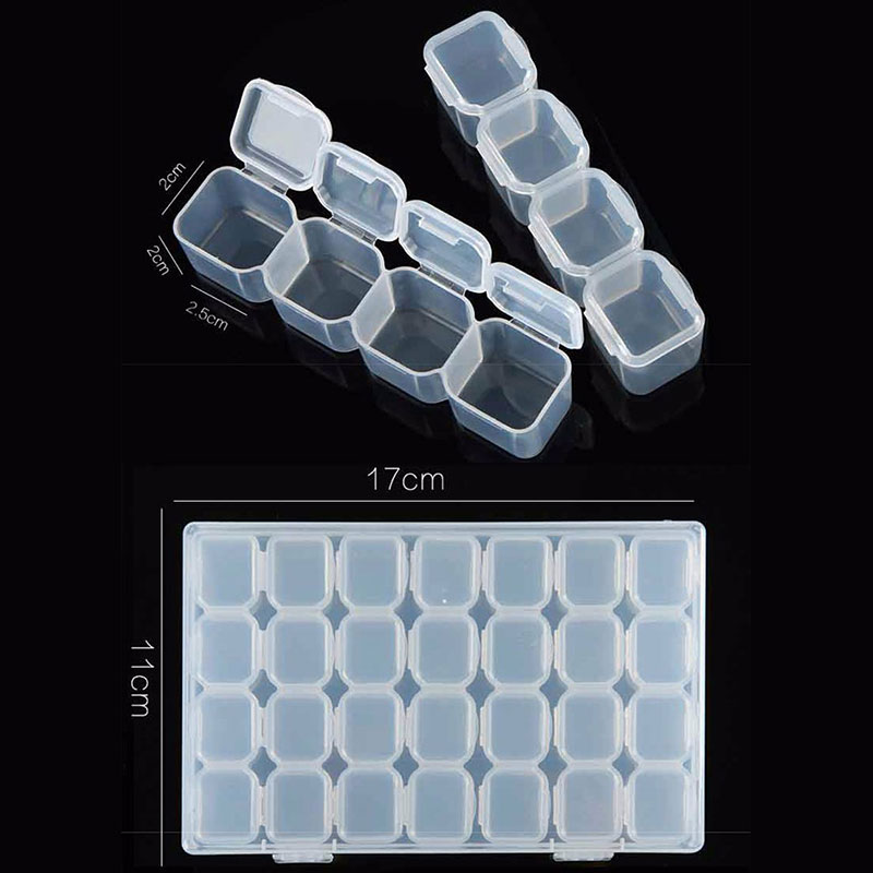 Transparent Nails Art Organize - Jewelry Making Organizer Box recension och pris