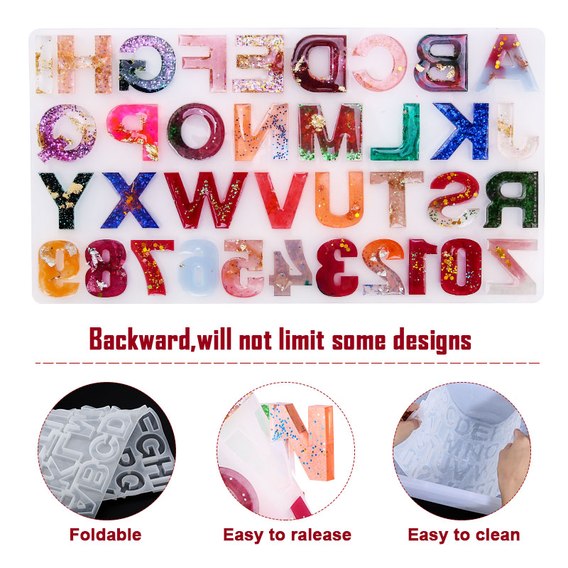 Alphabet Epoxy Resin Mold Kit  - Jewelry Making Course recension och pris