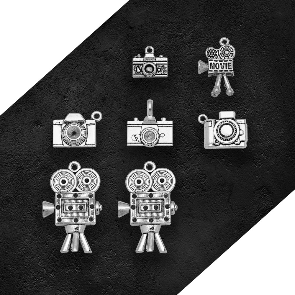Antique Silver Plated Camera V - Jewelry Making Videos recension och pris