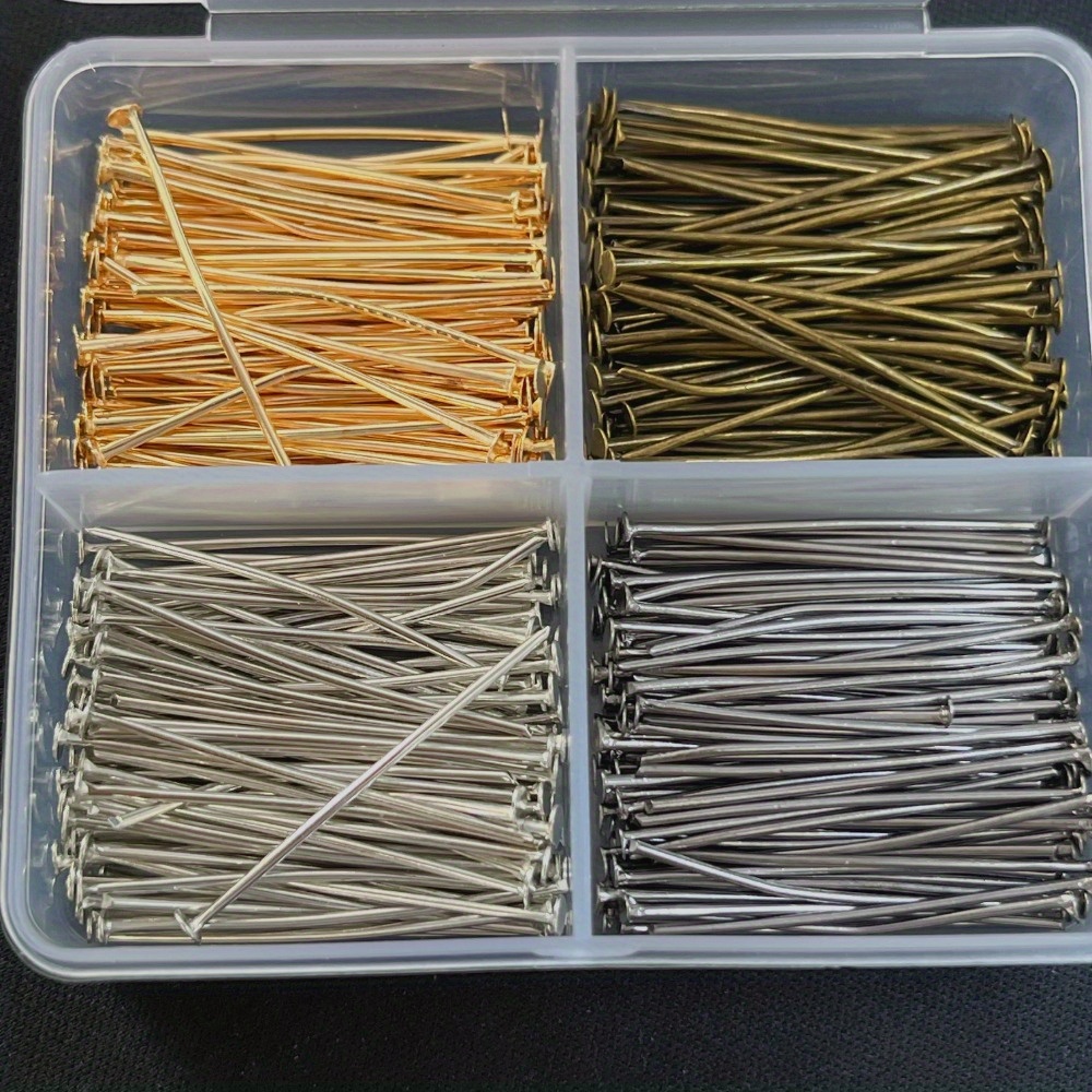 400pcs Mixed Iron Head Pins 30 - Jewelry Making Organizer Box recension och pris