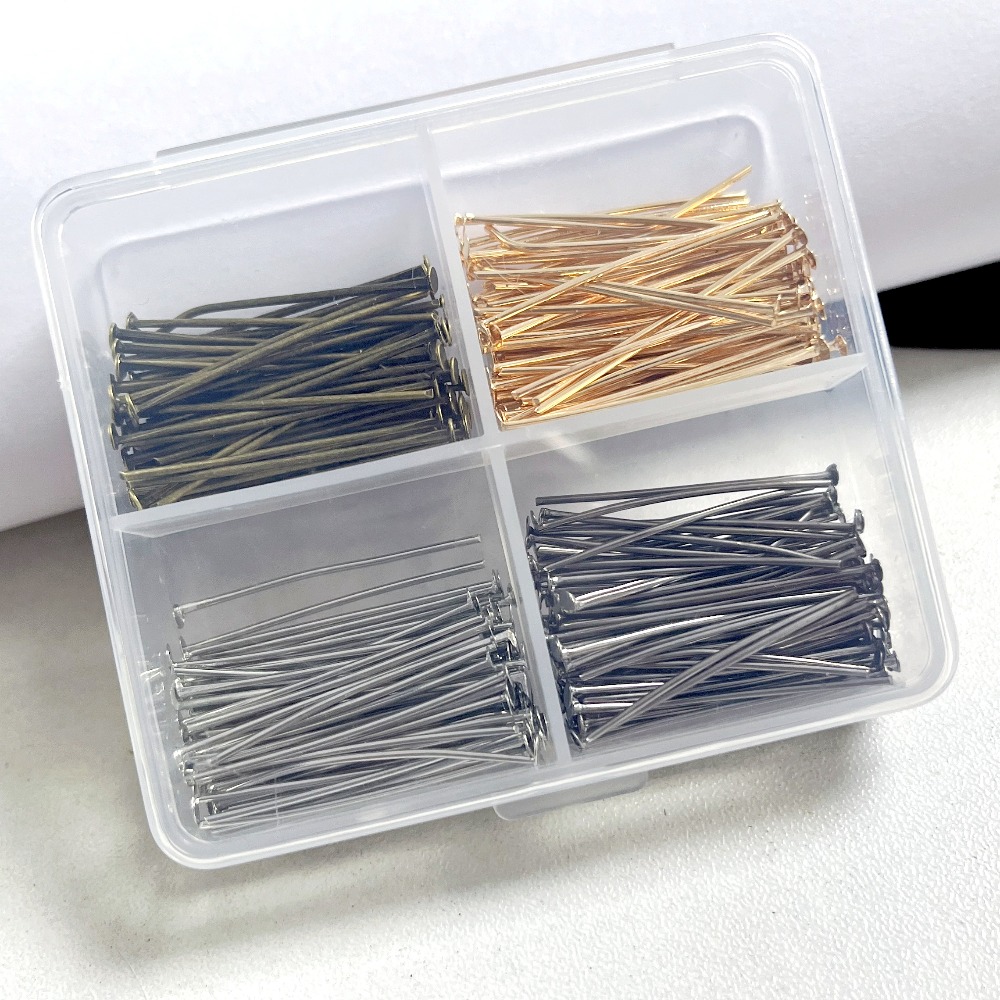 400pcs Mixed Iron Head Pins 30 - Jewelry Making Organizer Box recension och pris