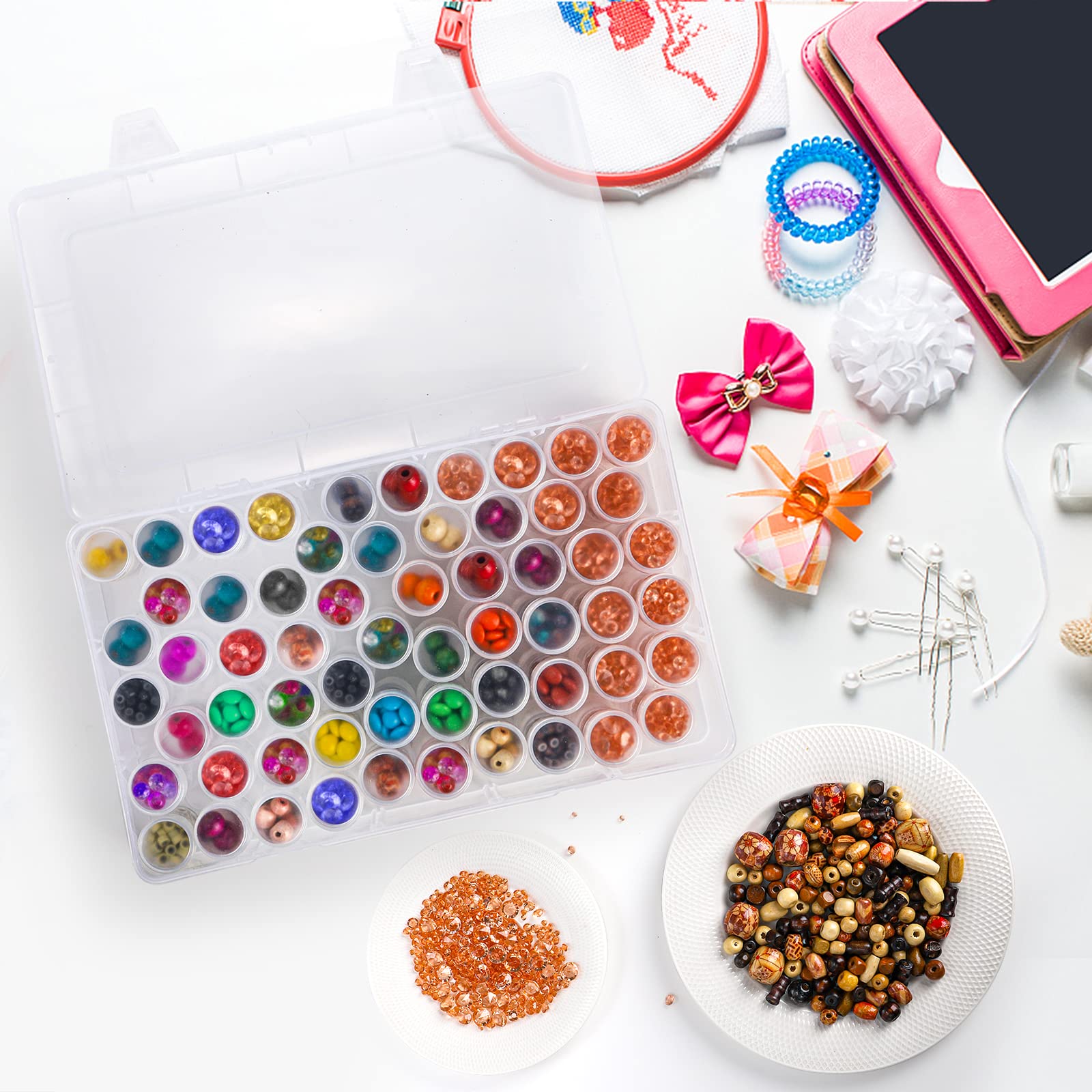 1pc 24/30//38/60 Slots Plastic - Jewelry Making Organizer Box recension och pris