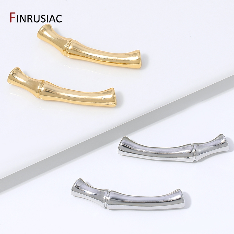 18K Gold Plated Brass Tube Spa - Jewelry Making Equipment recension och pris