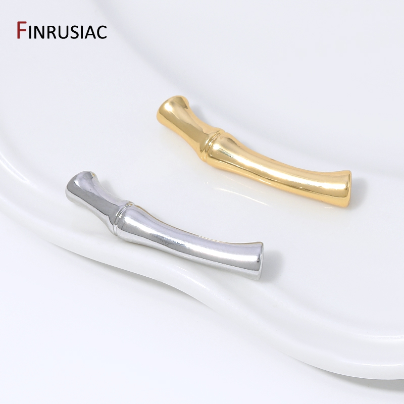 18K Gold Plated Brass Tube Spa - Jewelry Making Equipment recension och pris