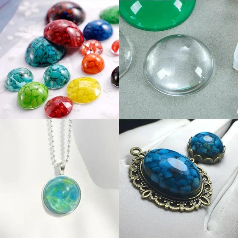 1pcs Silicone Mold Half Ball O - Jewelry Making Course recension och pris