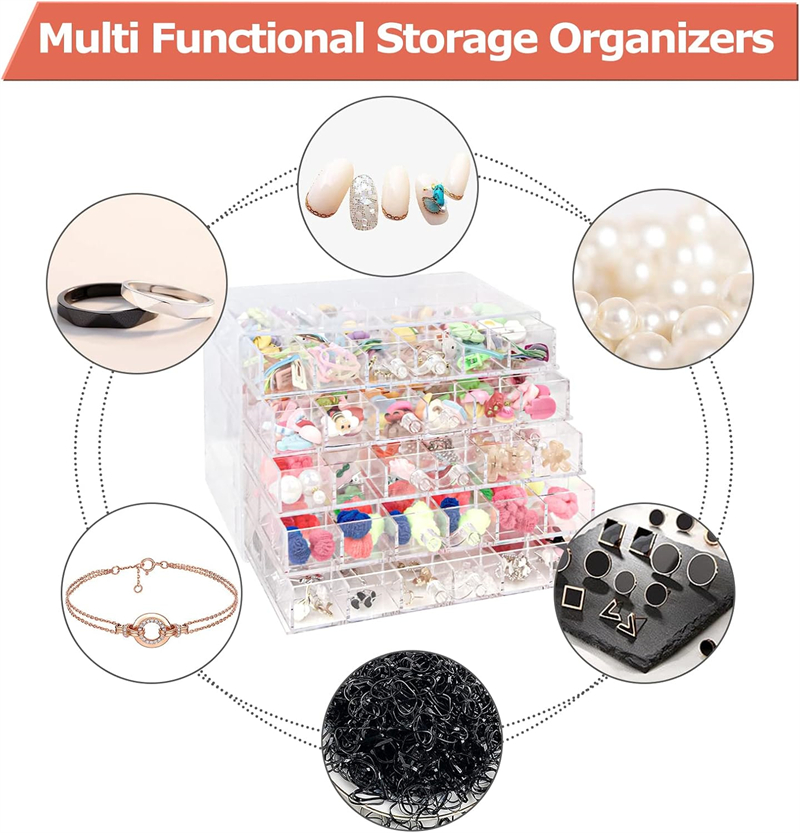 Transparent Jewelry Storage Bo - Jewelry Making Organizer Box recension och pris