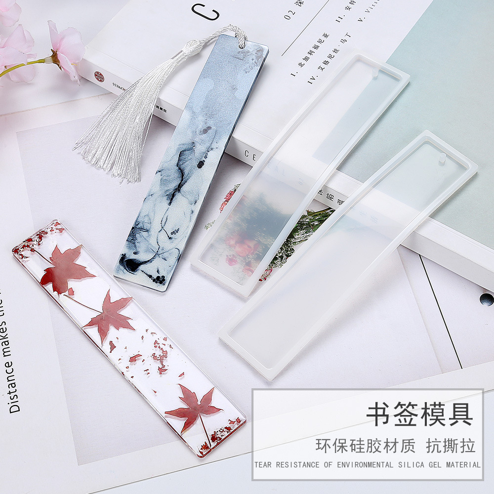 Rectangle Silicone Bookmark Re - Jewelry Making Course recension och pris
