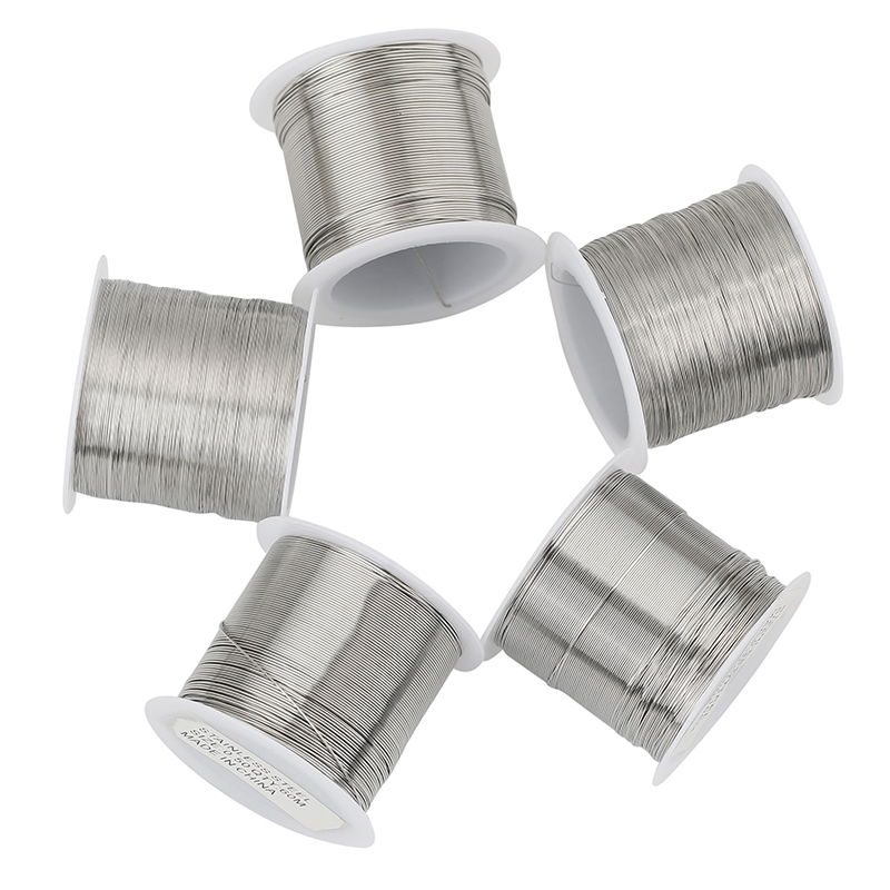 1roll Stainless Steel 0.2 0.3  - Jewelry Making Equipment recension och pris