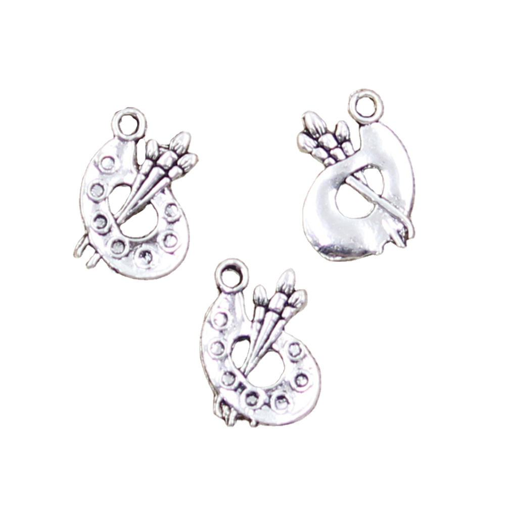 20pcs Charms Videos Plate 16x1 - Jewelry Making Videos recension och pris