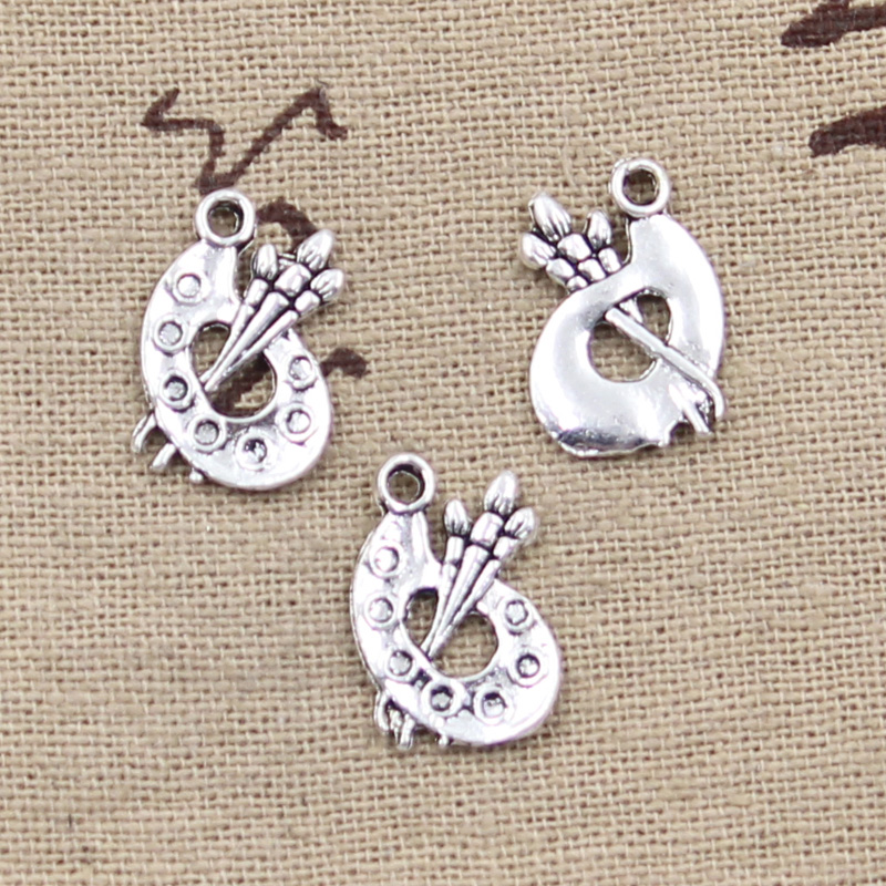 20pcs Charms Videos Plate 16x1 - Jewelry Making Videos recension och pris