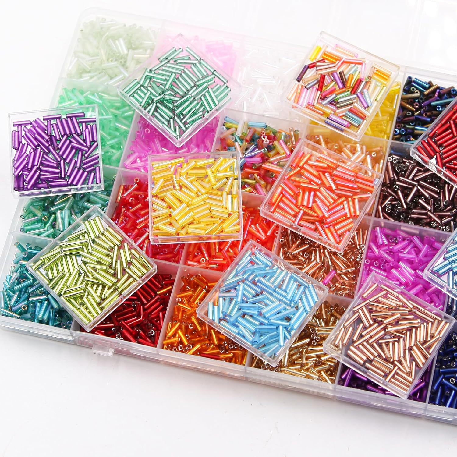 About 6720Pcs/Box 7mm 28 Color - Jewelry Making Organizer Box recension och pris