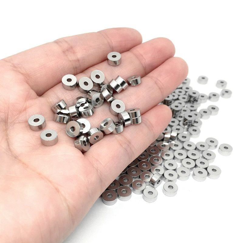 50Pcs Stainless Steel Cylinder - Jewelry Making Equipment recension och pris