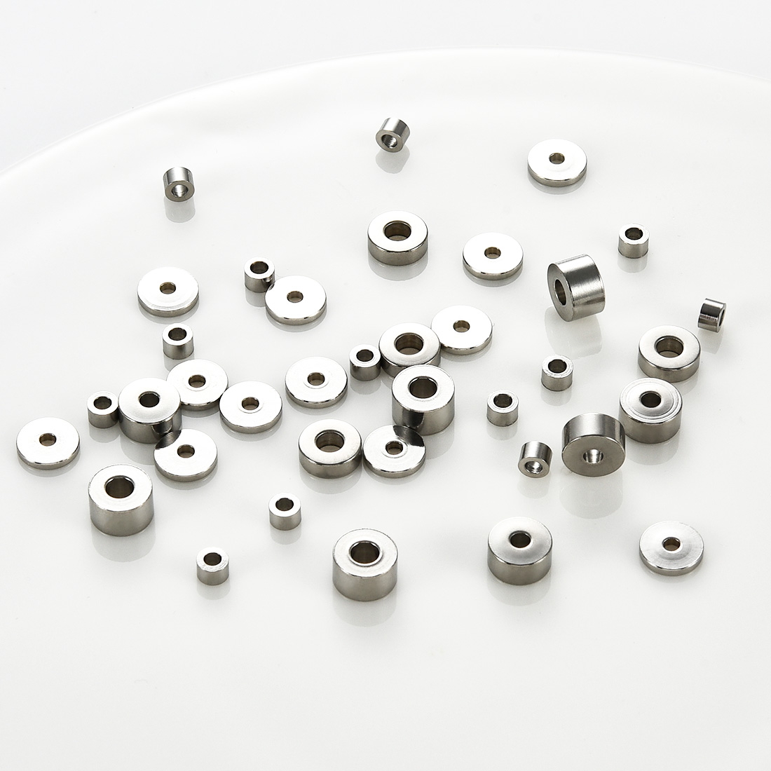 50Pcs Stainless Steel Cylinder - Jewelry Making Equipment recension och pris