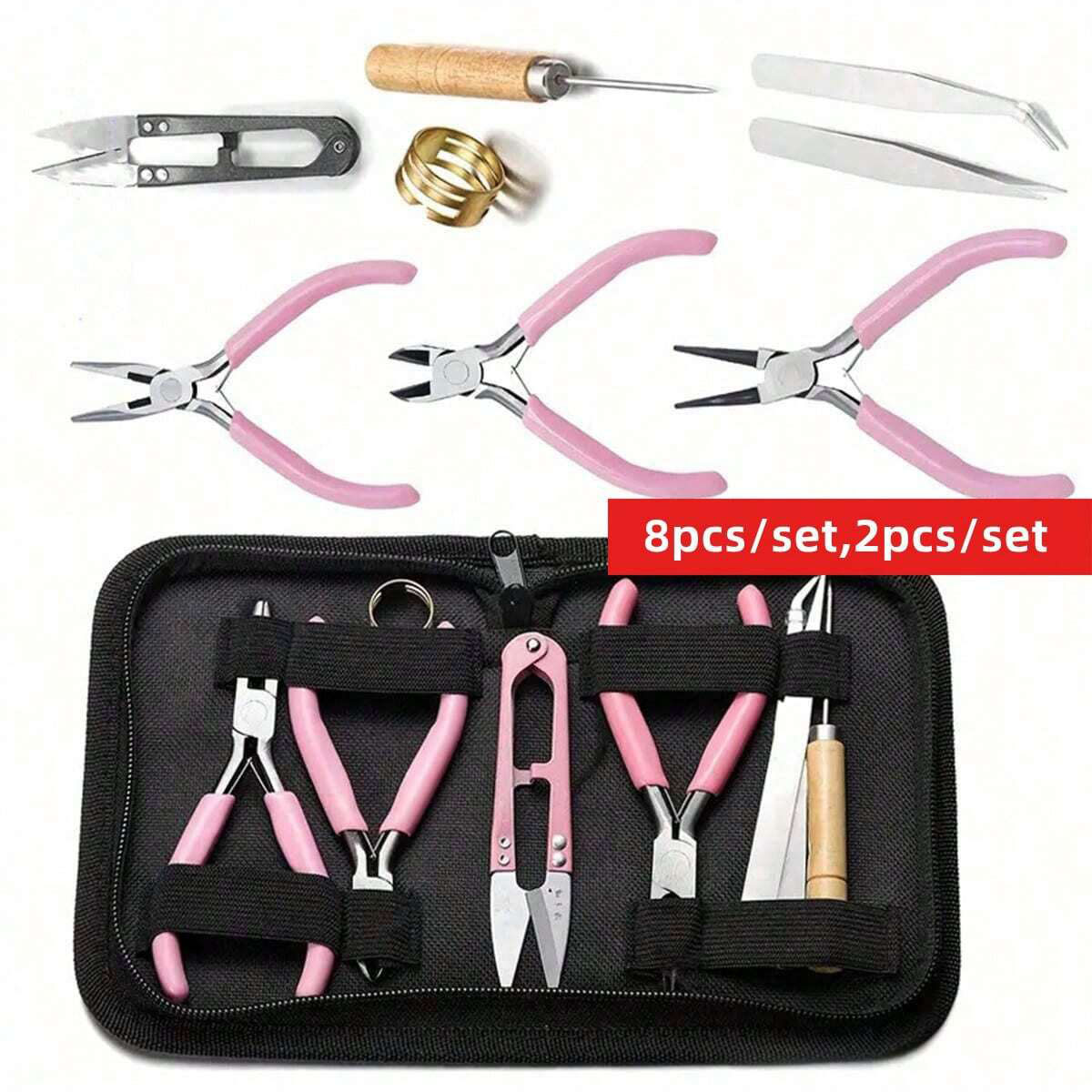 8pcs/set,2pcs/set Pink Senior  - Jewelry Making For Seniors recension och pris