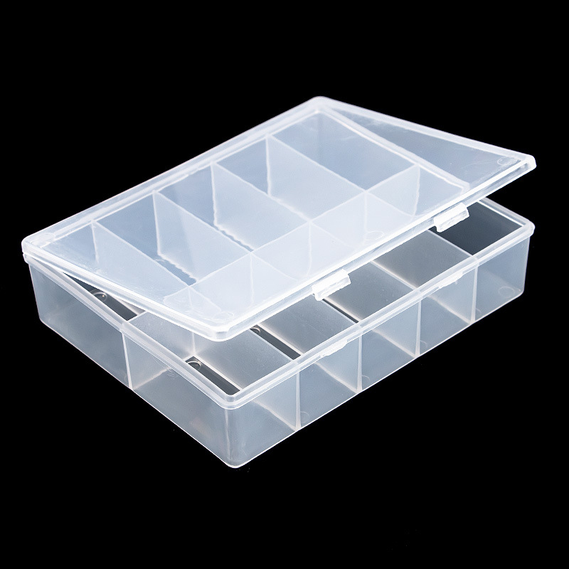 10 Grids Empty Clear Storage B - Jewelry Making Organizer Box recension och pris