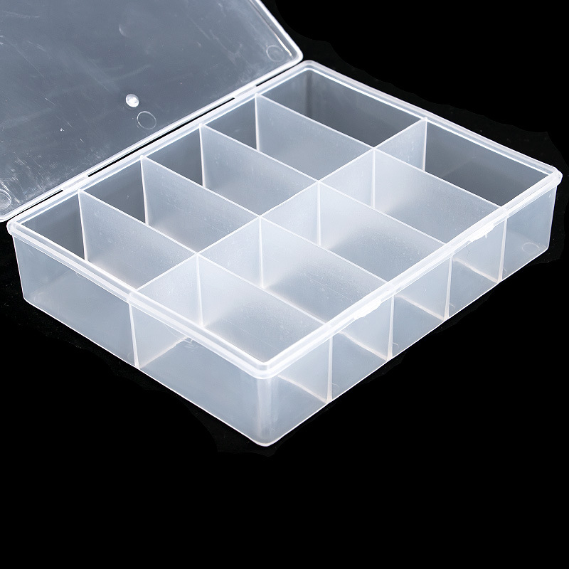 10 Grids Empty Clear Storage B - Jewelry Making Organizer Box recension och pris