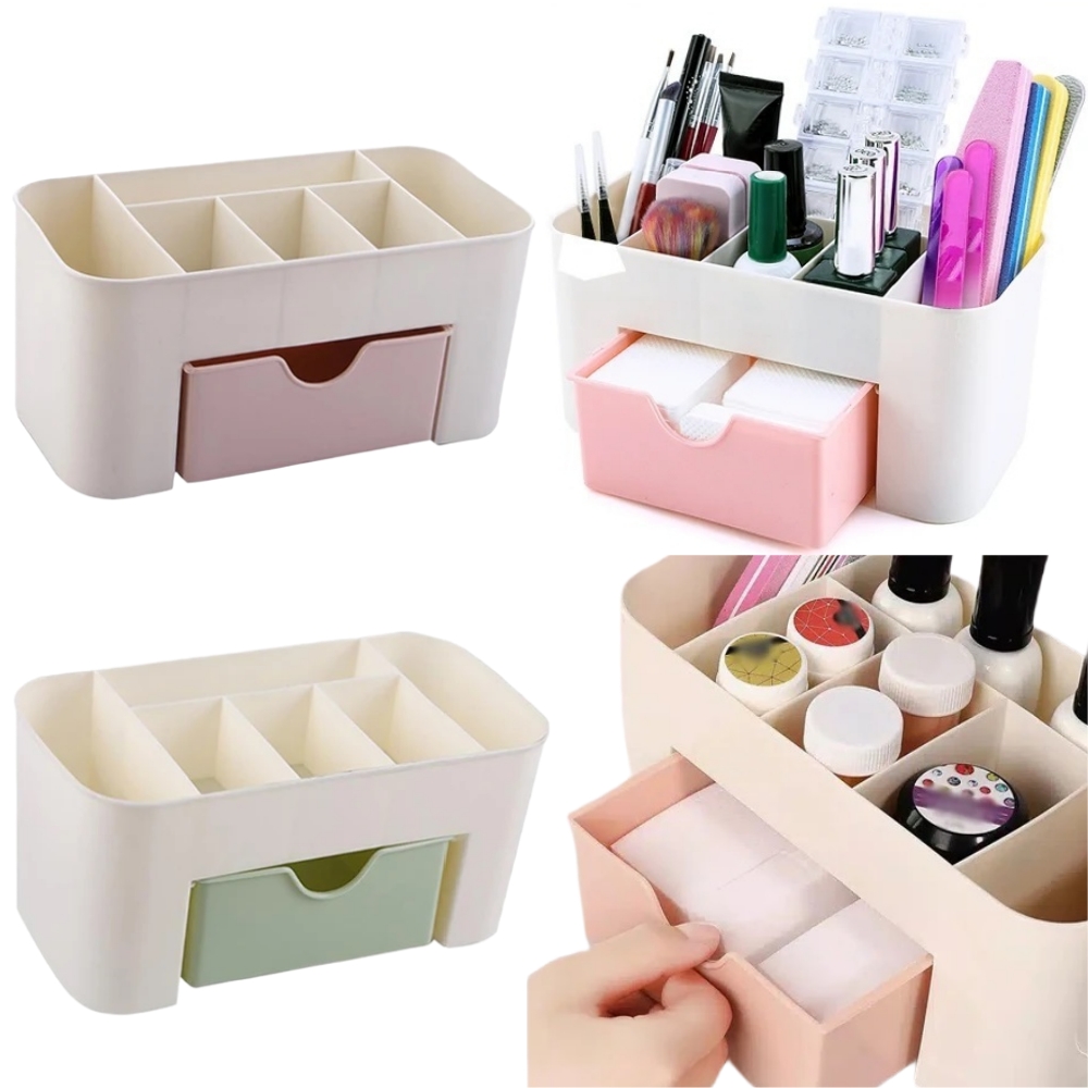 Nail Art Organizer Desktop Dra - Jewelry Making Organizer Box recension och pris