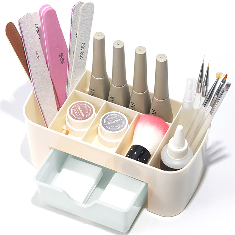 Nail Art Organizer Desktop Dra - Jewelry Making Organizer Box recension och pris
