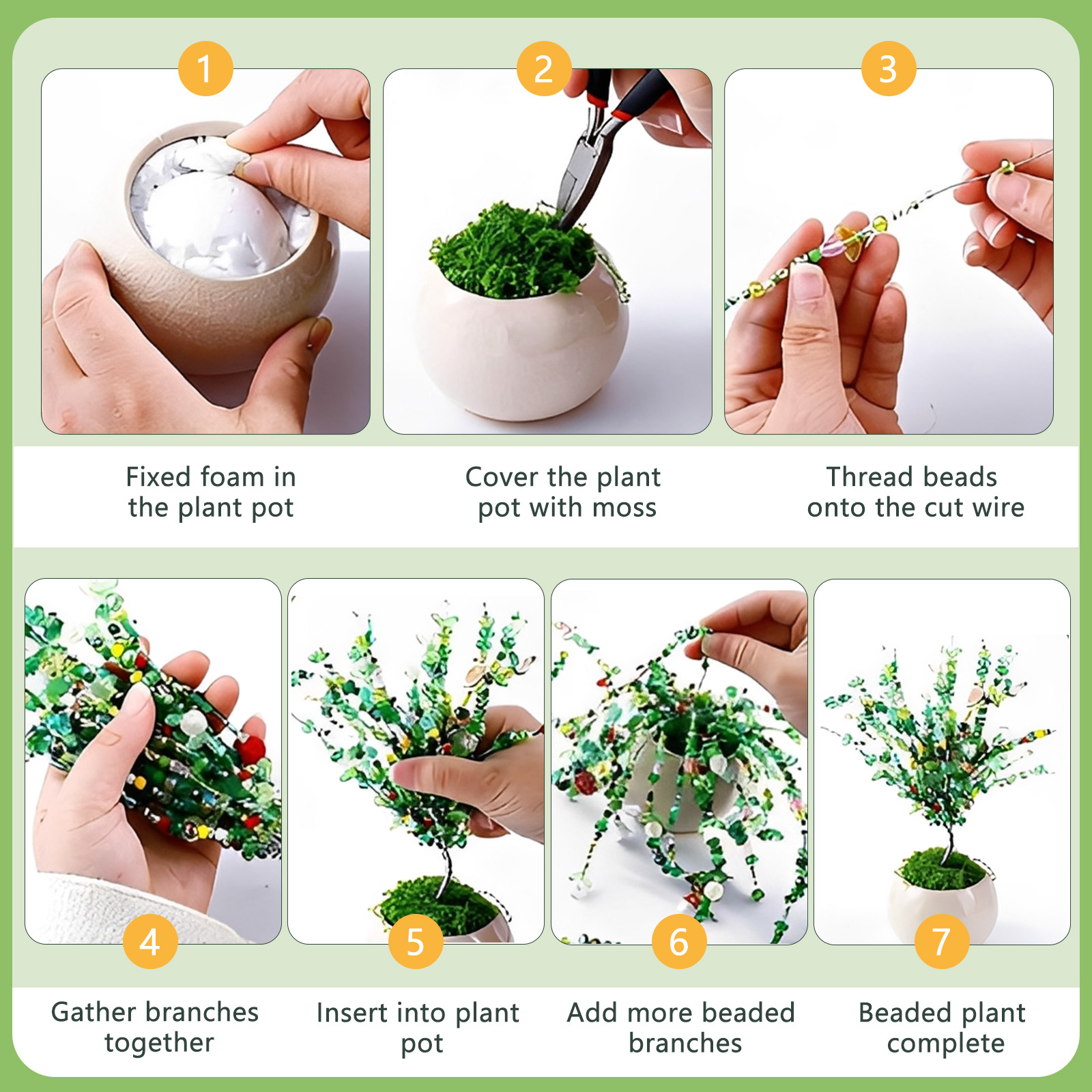 Beaded Plant Kit with Artifici - Jewelry Making Videos recension och pris