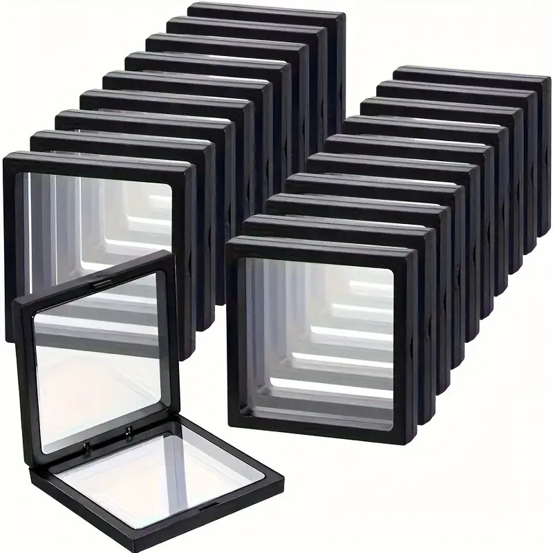 20Pcs Clearview 3D Floating Di - Jewelry Making Organizer Box recension och pris