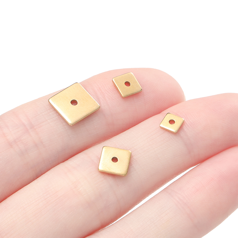 50pcs/lot 4/5/6/8mm Stainless  - Jewelry Making Equipment recension och pris